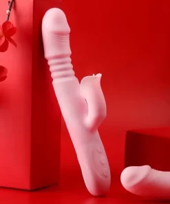 Dương đa năng rung liếm ngoáy thụt ấm nóng có nhánh phụ