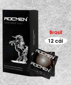 Bao cao su Rocmen Long Shock - Kéo dài thời gian - Hộp 12 cái