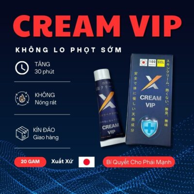 Kem Cream Vip Nhật Bản Chính Hãng – Hỗ Trợ Nam Giới Lâu Ra